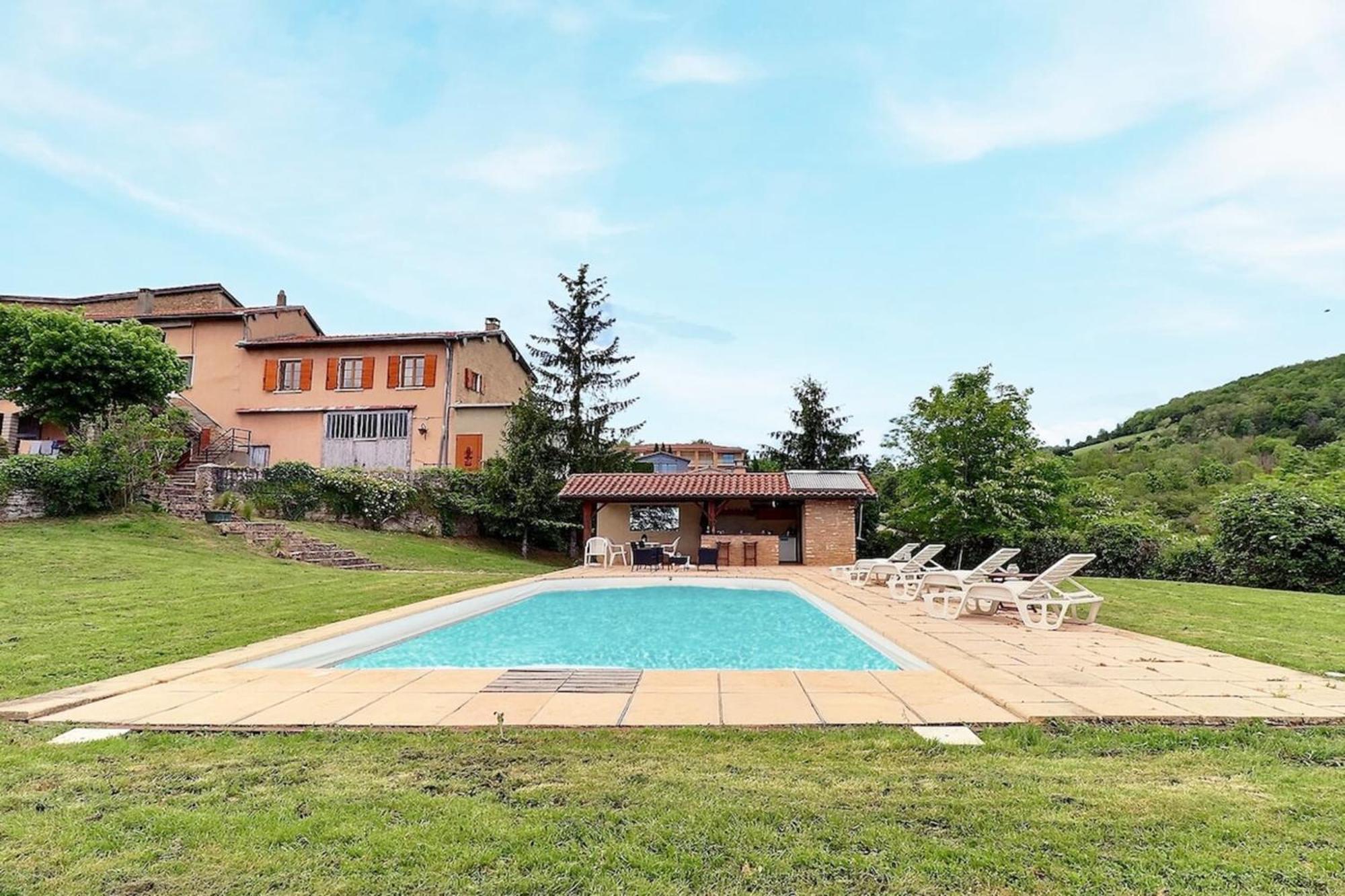 Saint-Fortunat - Authentic Home With Pool - Saint-Didier-Au-Mont-D'Or Extérieur photo
